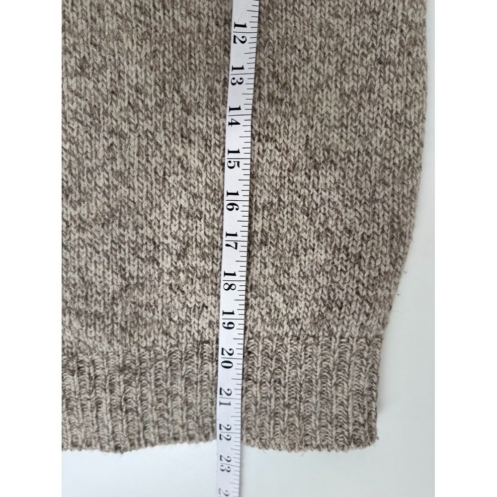 Vintage‎ L.L. Bean Wool Blend Sweater Size XS-Small Brown Heather Crewneck USA - Picture 8 of 8